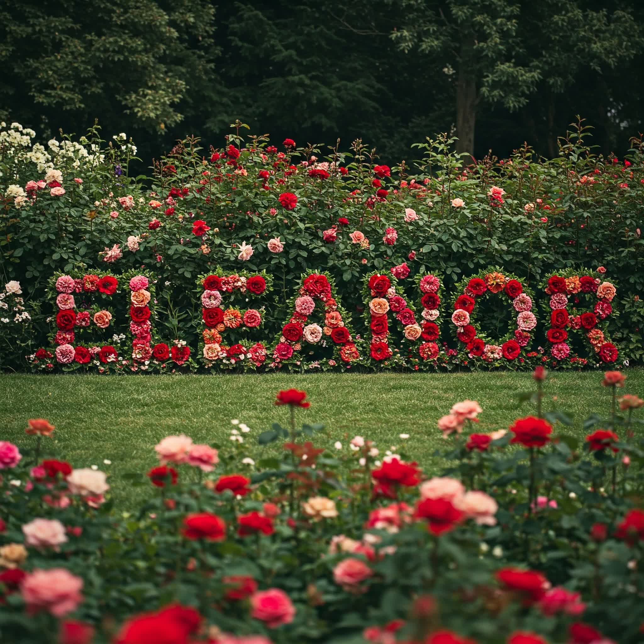 Eleanor name is composed of flowers and roses