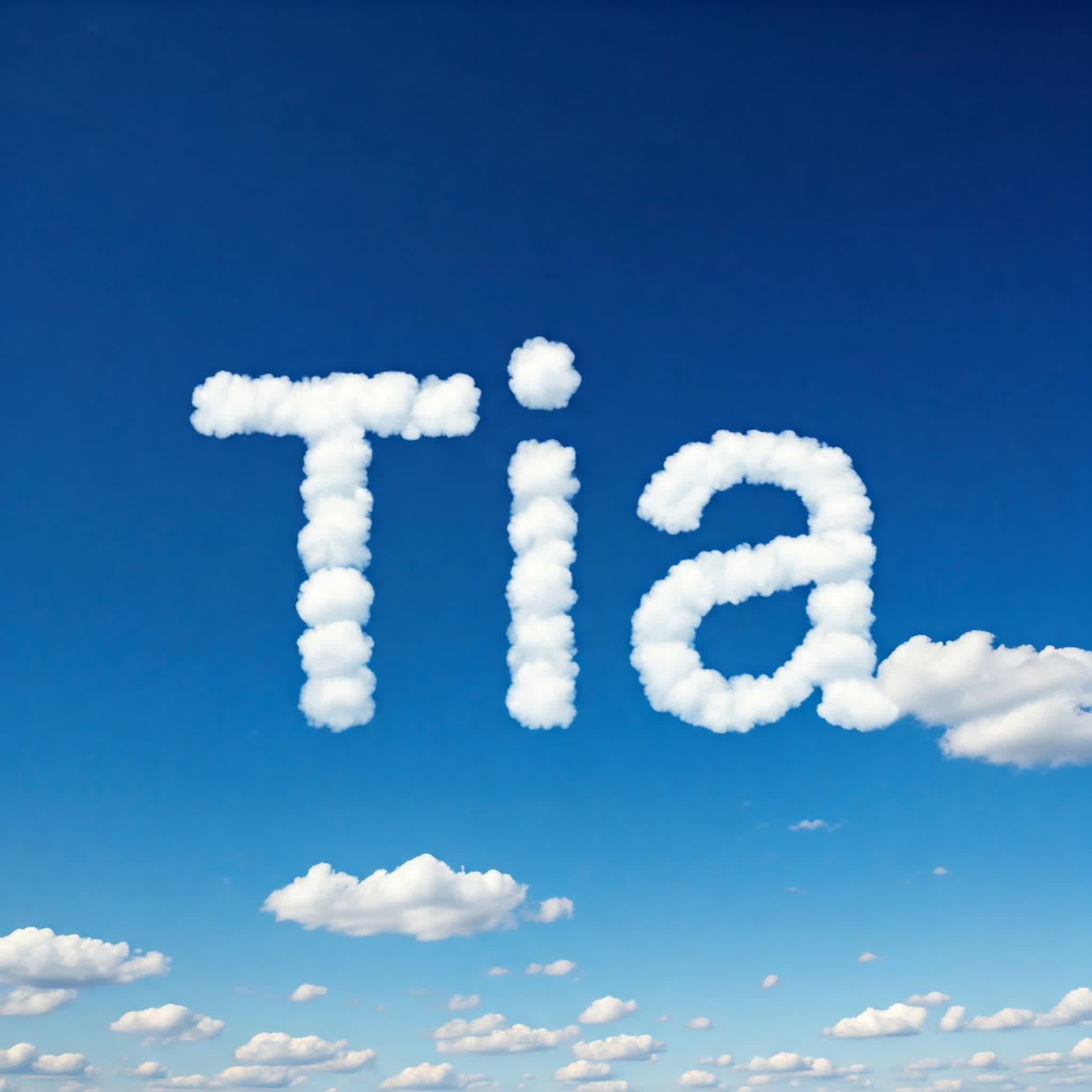 Tia is composed of clouds in the sky